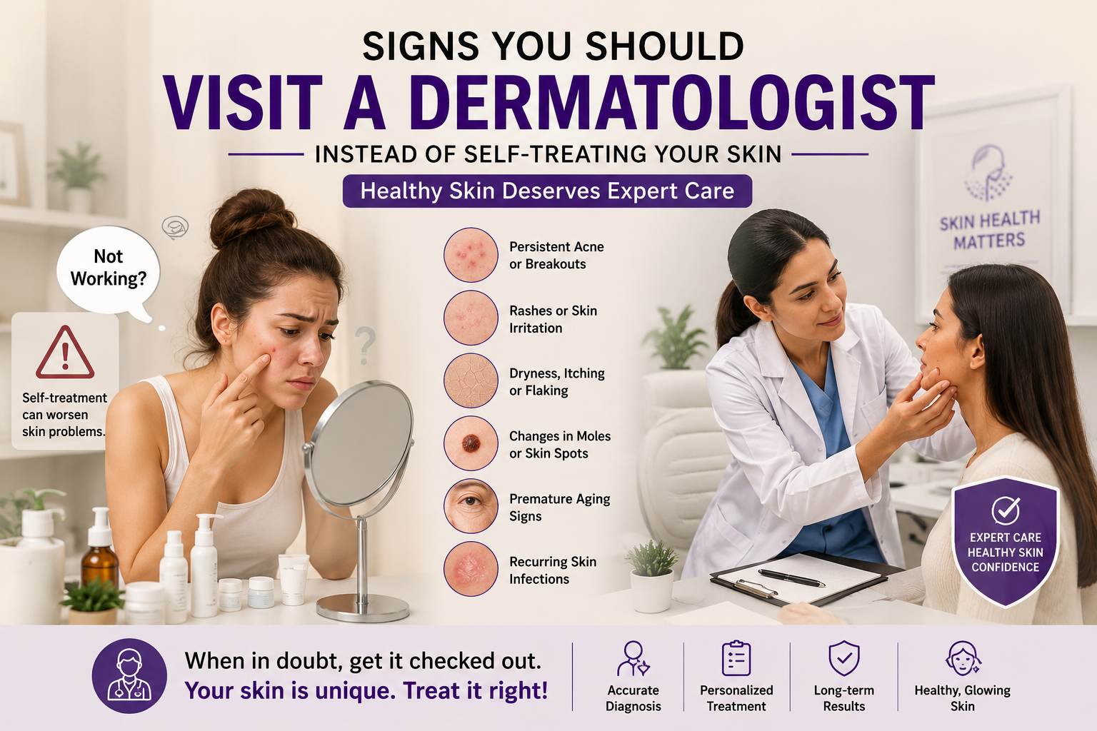 Signs You Should Visit a Dermatologist
